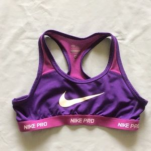 Nike Pro Sports Bra | kids size medium